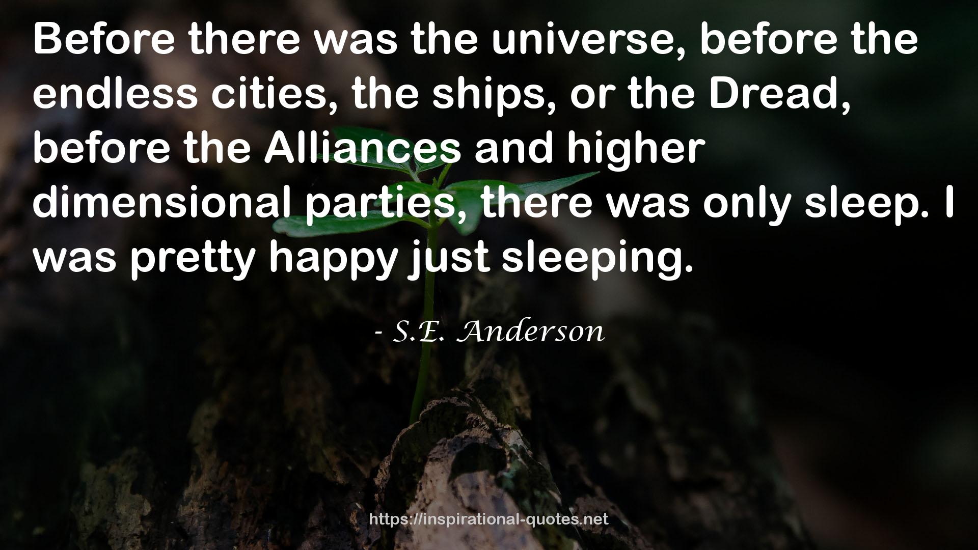 S.E. Anderson QUOTES