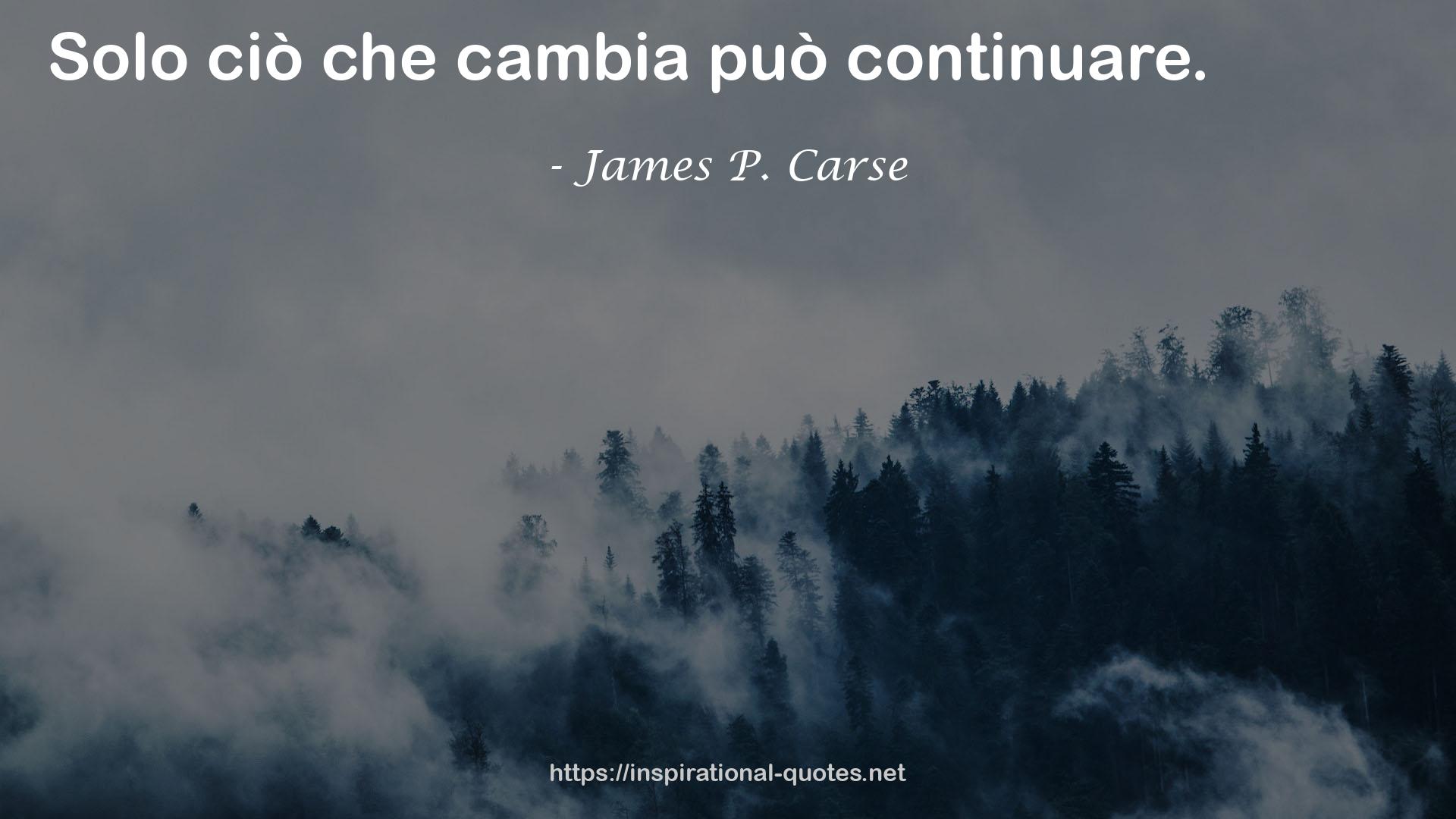 James P. Carse QUOTES