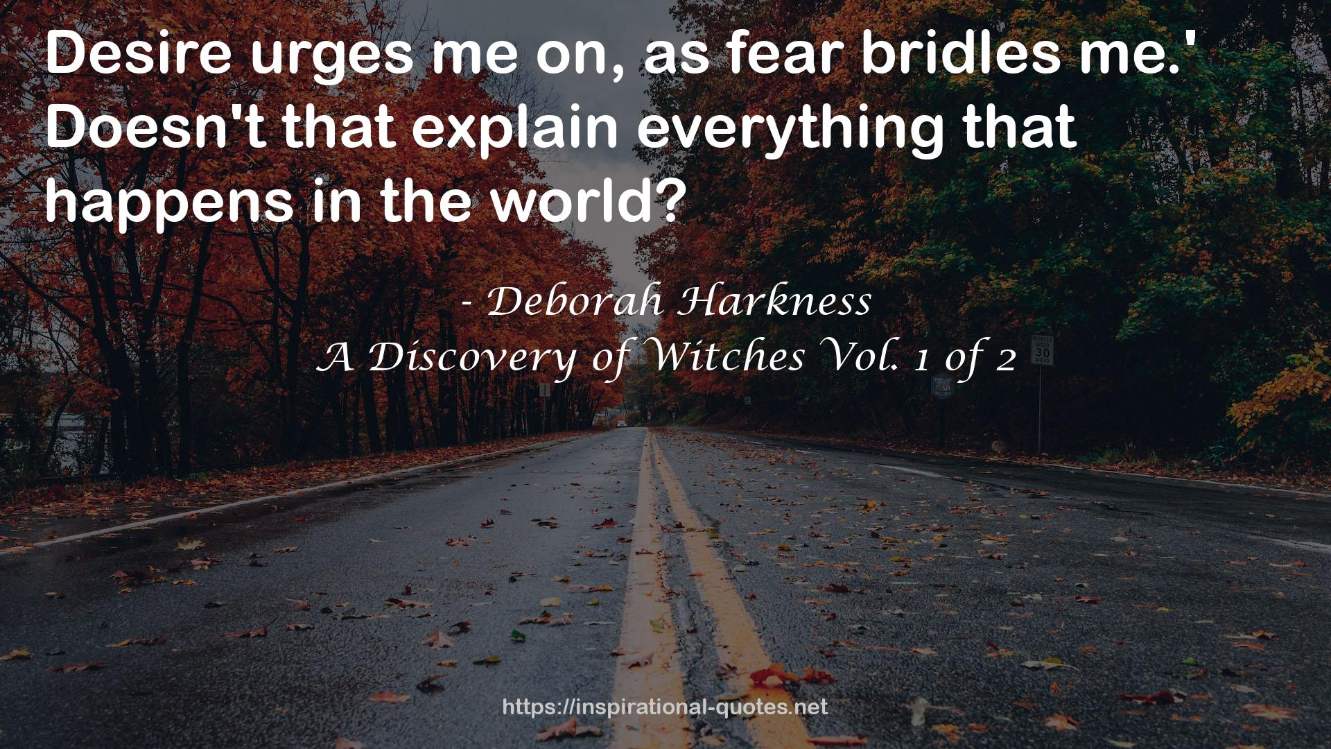 A Discovery of Witches Vol. 1 of 2 QUOTES