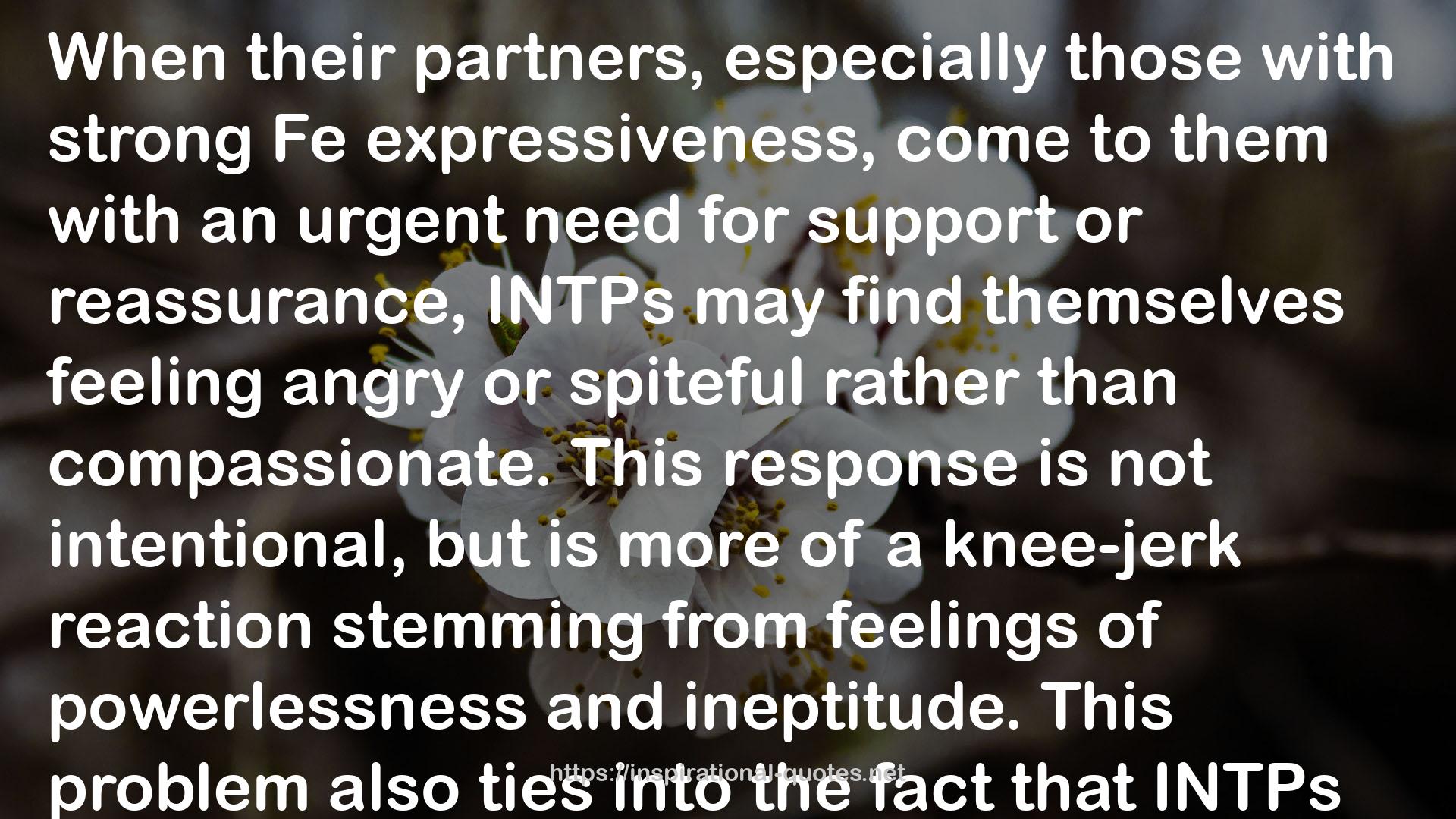 The INTP: Personality, Careers, Relationships, & the Quest for Truth and Meaning QUOTES
