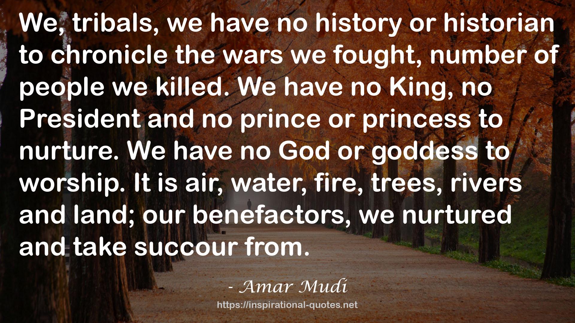 Amar Mudi QUOTES