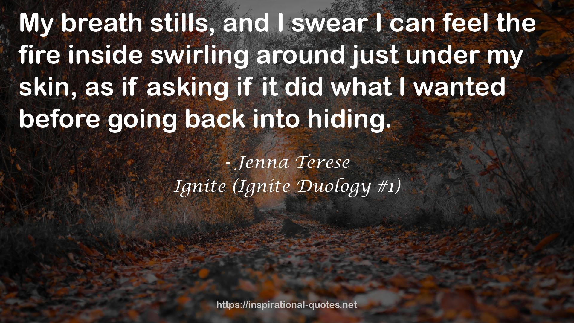 Ignite (Ignite Duology #1) QUOTES