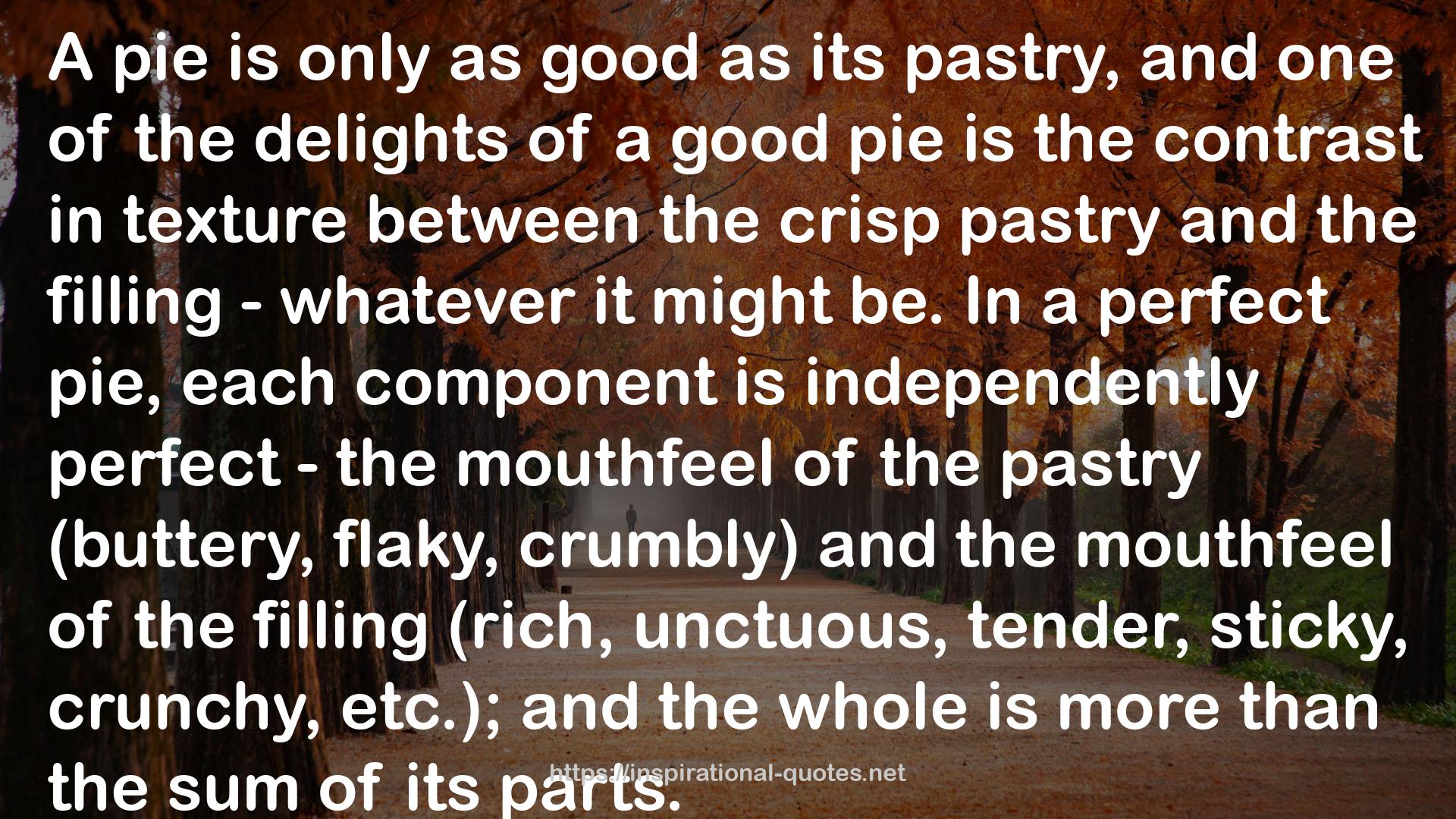 Pie: A Global History QUOTES