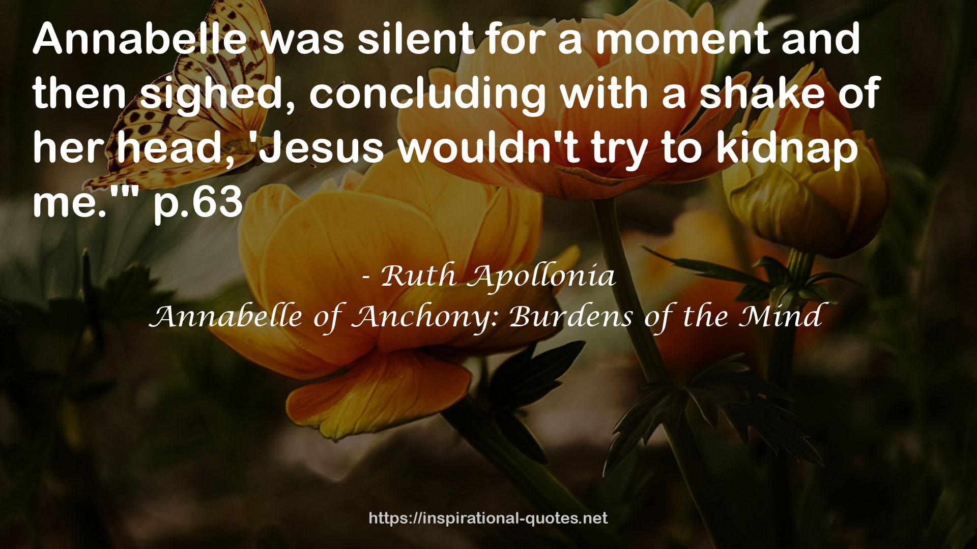 Ruth Apollonia QUOTES