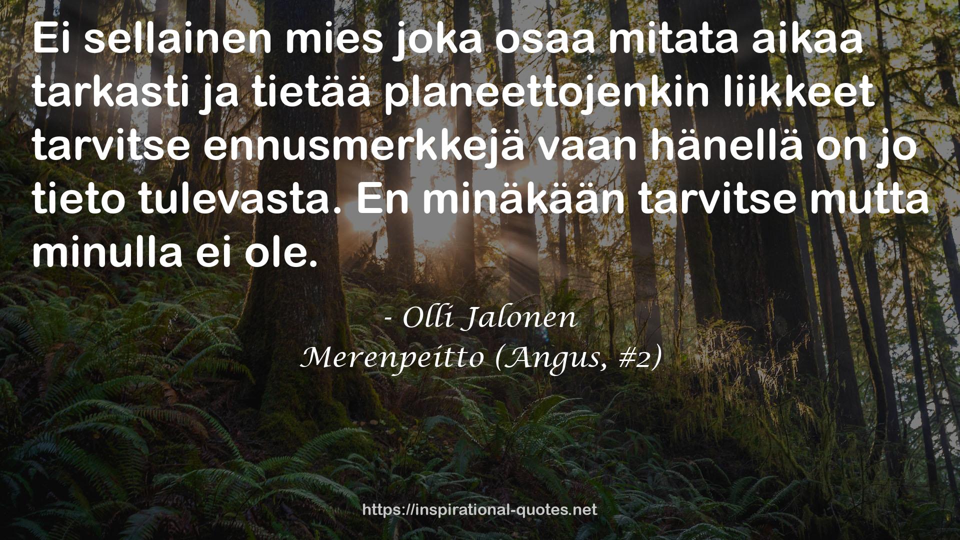 Merenpeitto (Angus, #2) QUOTES