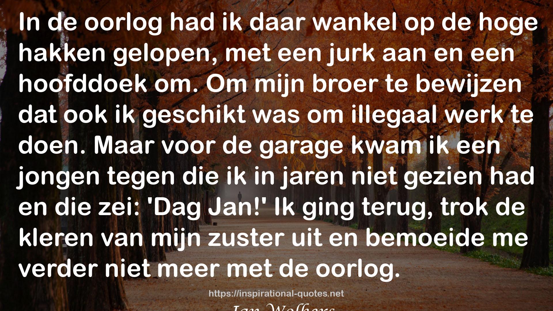 Terug naar Oegstgeest QUOTES