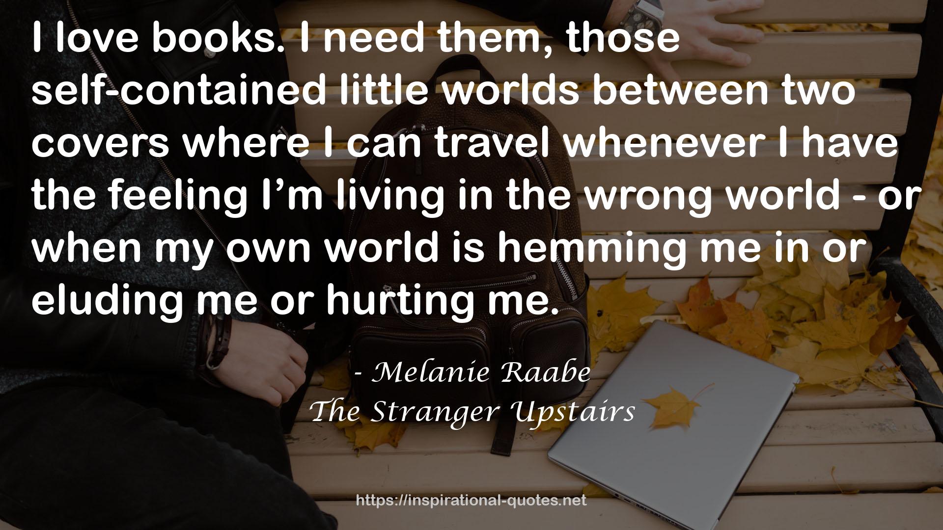 The Stranger Upstairs QUOTES