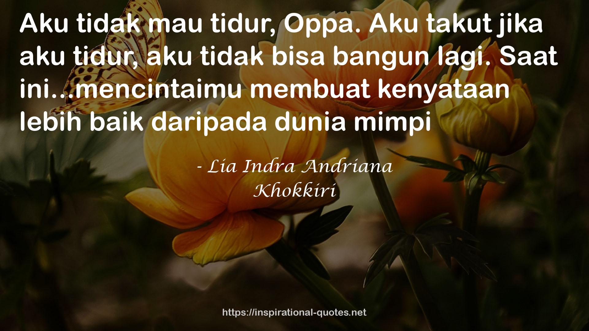 Lia Indra Andriana QUOTES