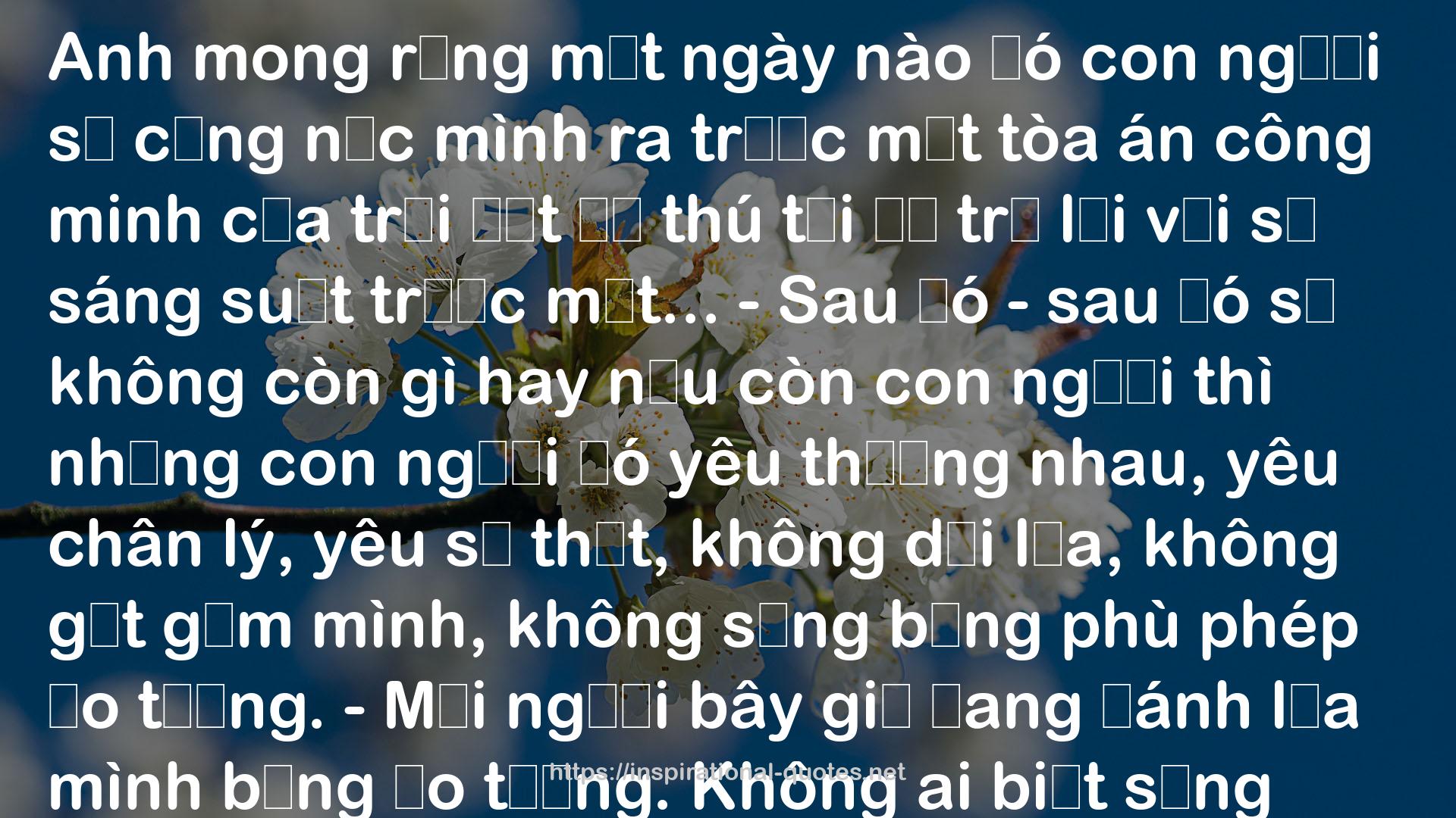 Thư tình gửi một người QUOTES