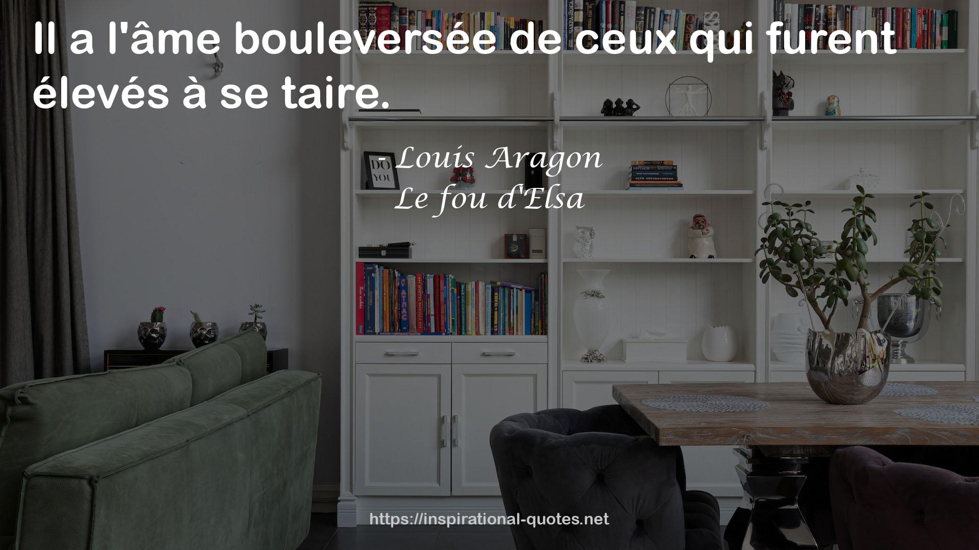 Le fou d'Elsa QUOTES