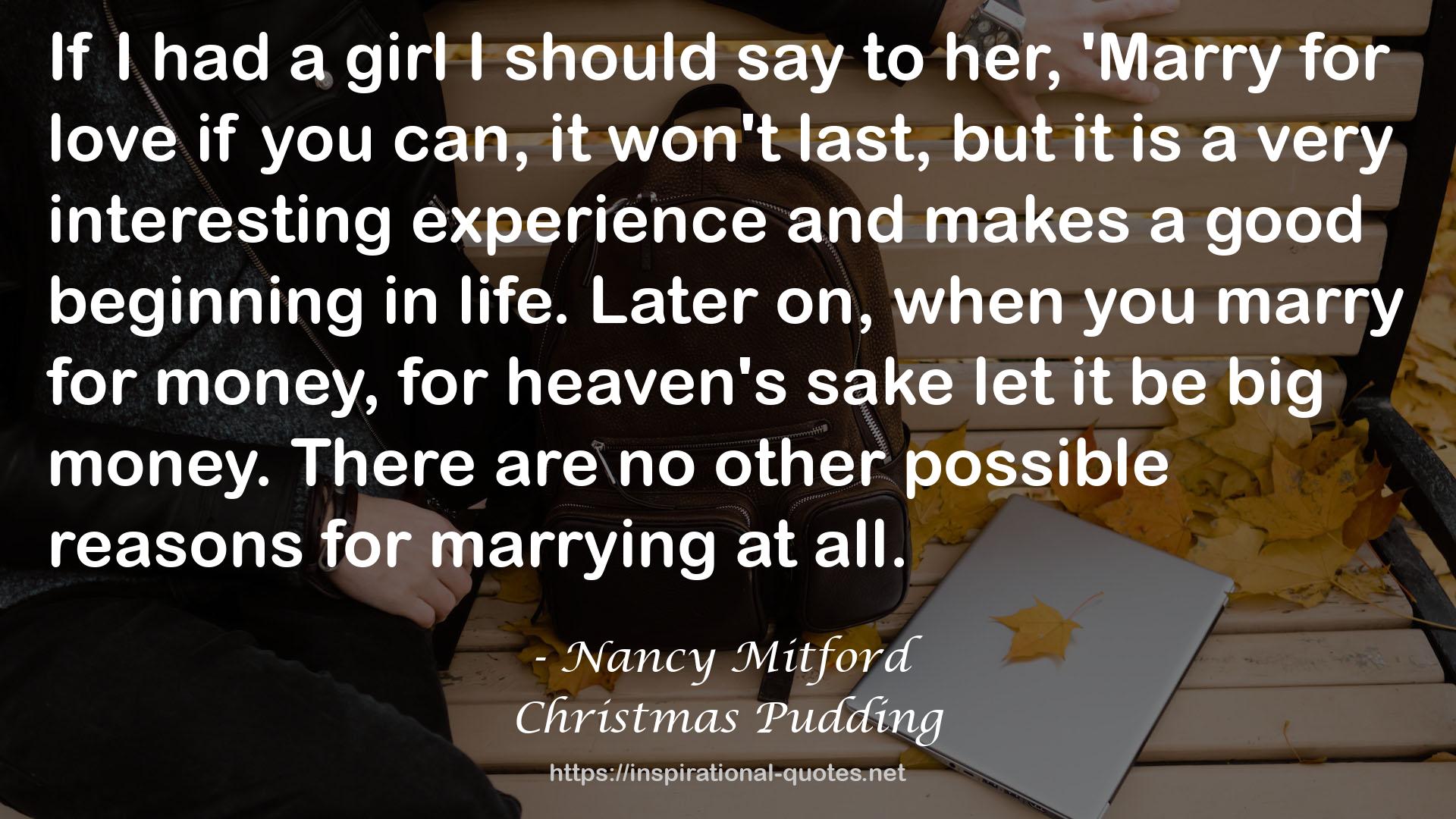 Christmas Pudding QUOTES