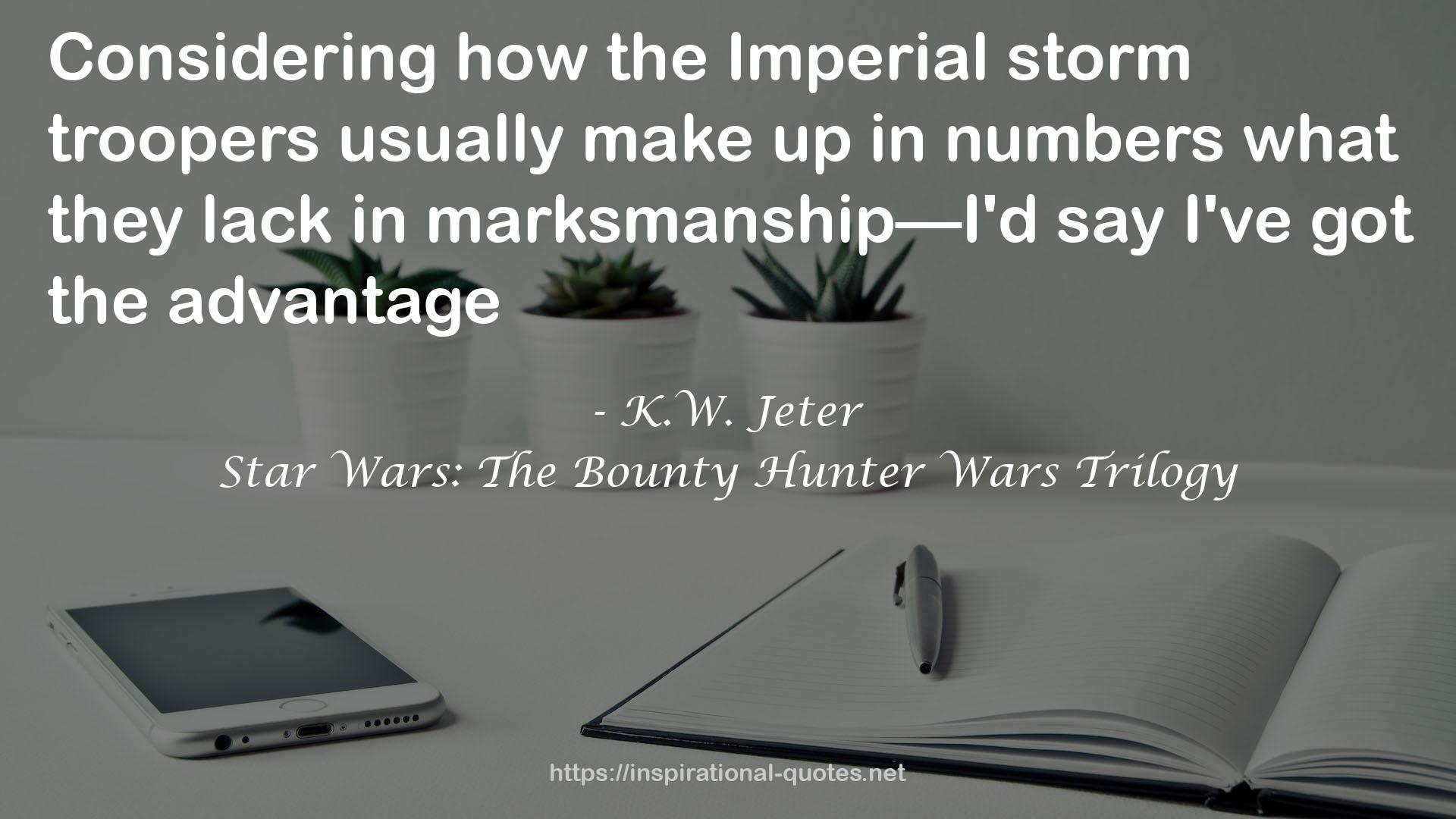 Star Wars: The Bounty Hunter Wars Trilogy QUOTES
