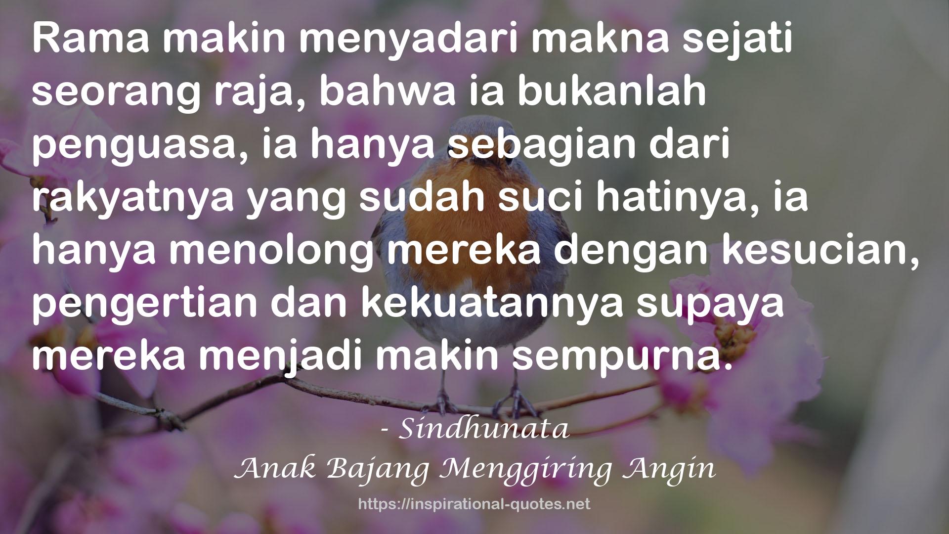 Anak Bajang Menggiring Angin QUOTES