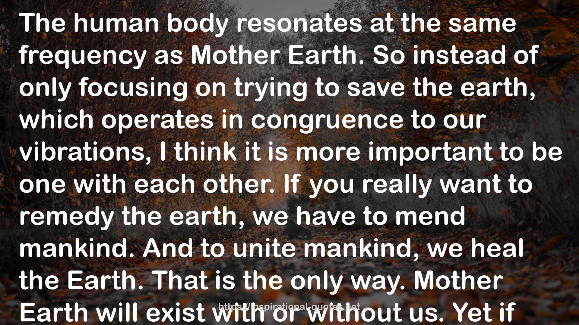 Mother Earth  QUOTES