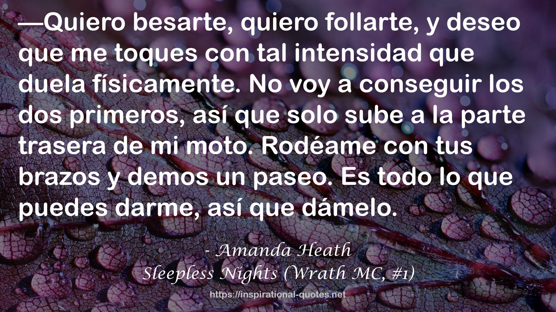 Amanda Heath QUOTES