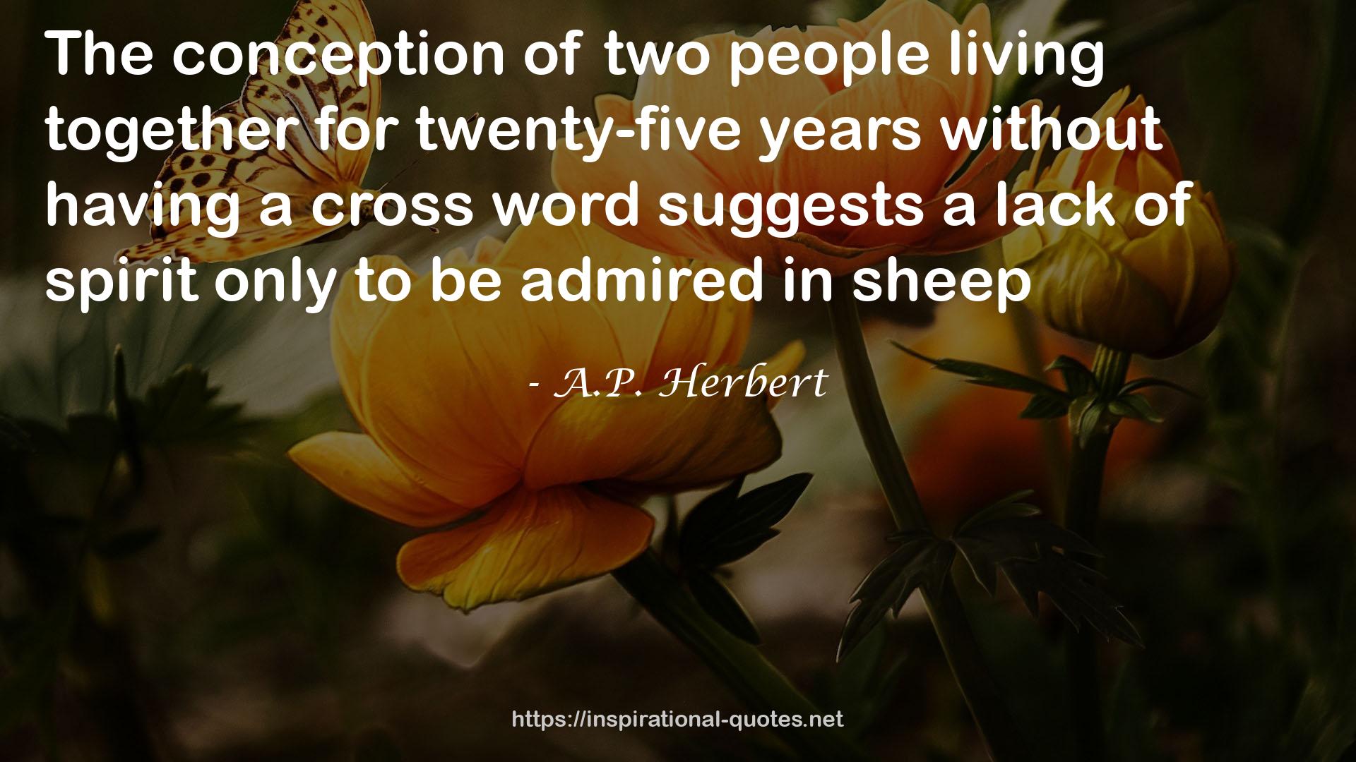 A.P. Herbert QUOTES