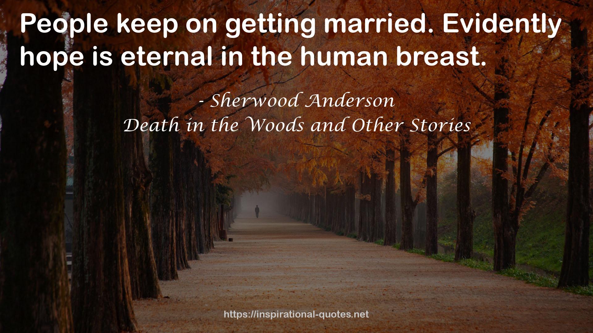 Death in the Woods and Other Stories QUOTES
