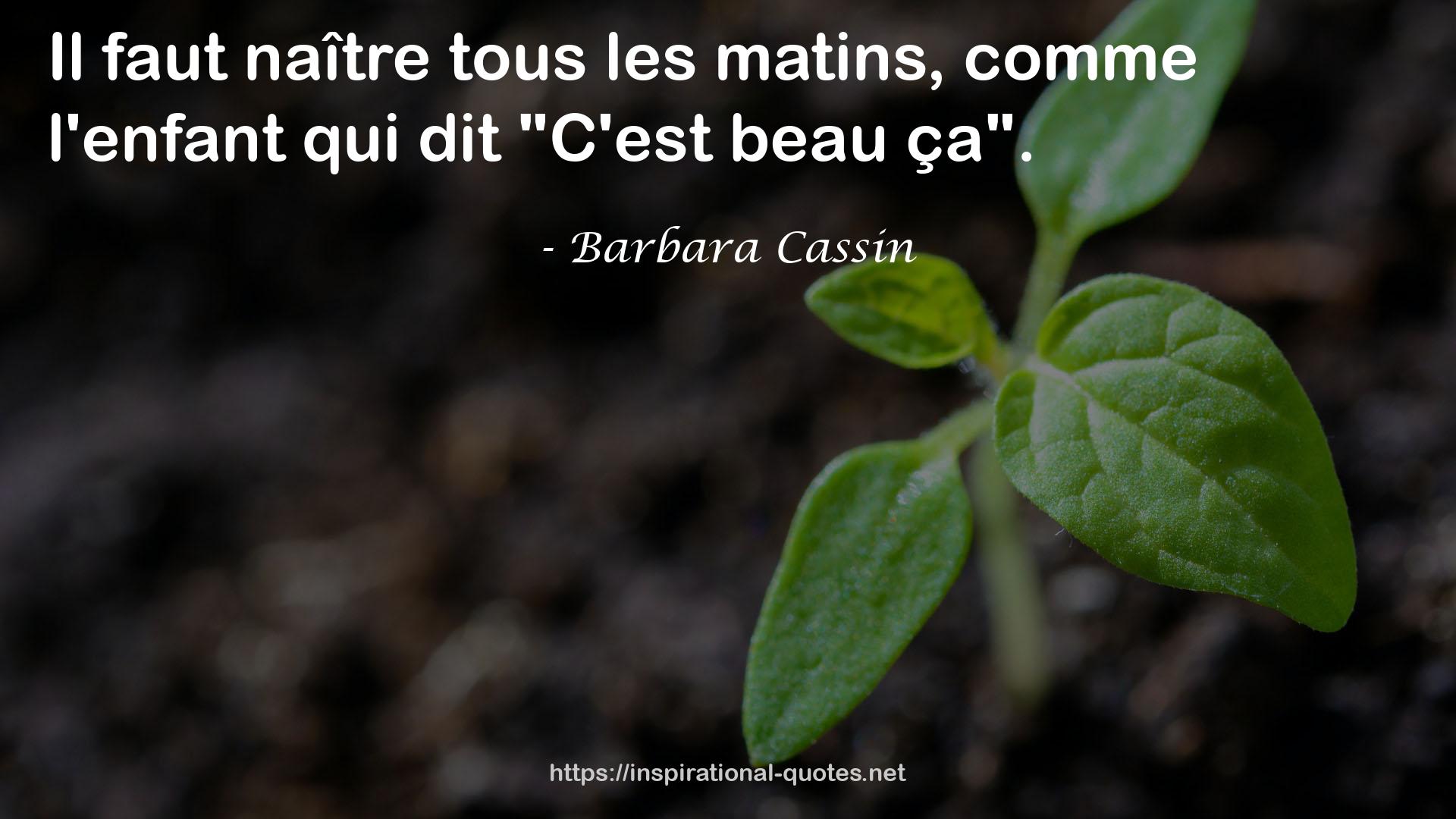 Barbara Cassin QUOTES