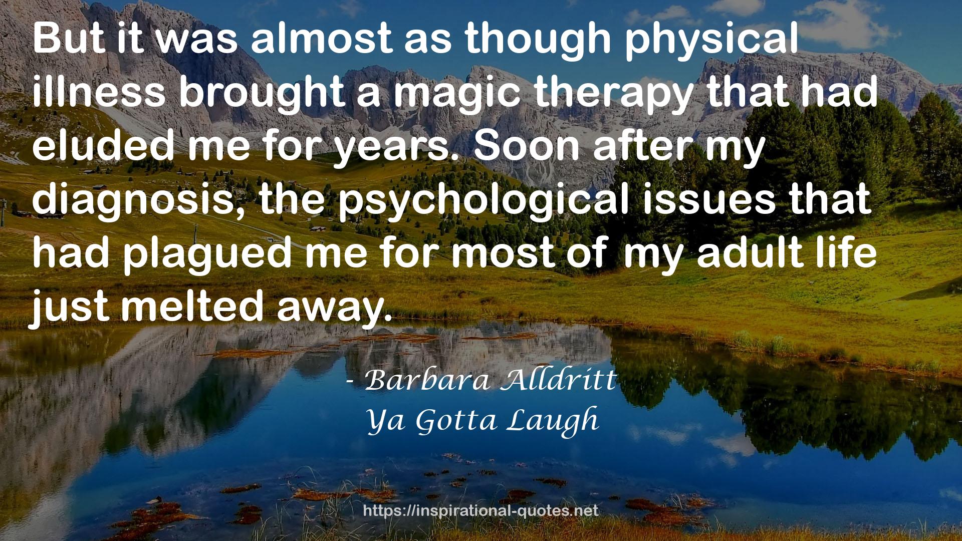 Barbara Alldritt QUOTES