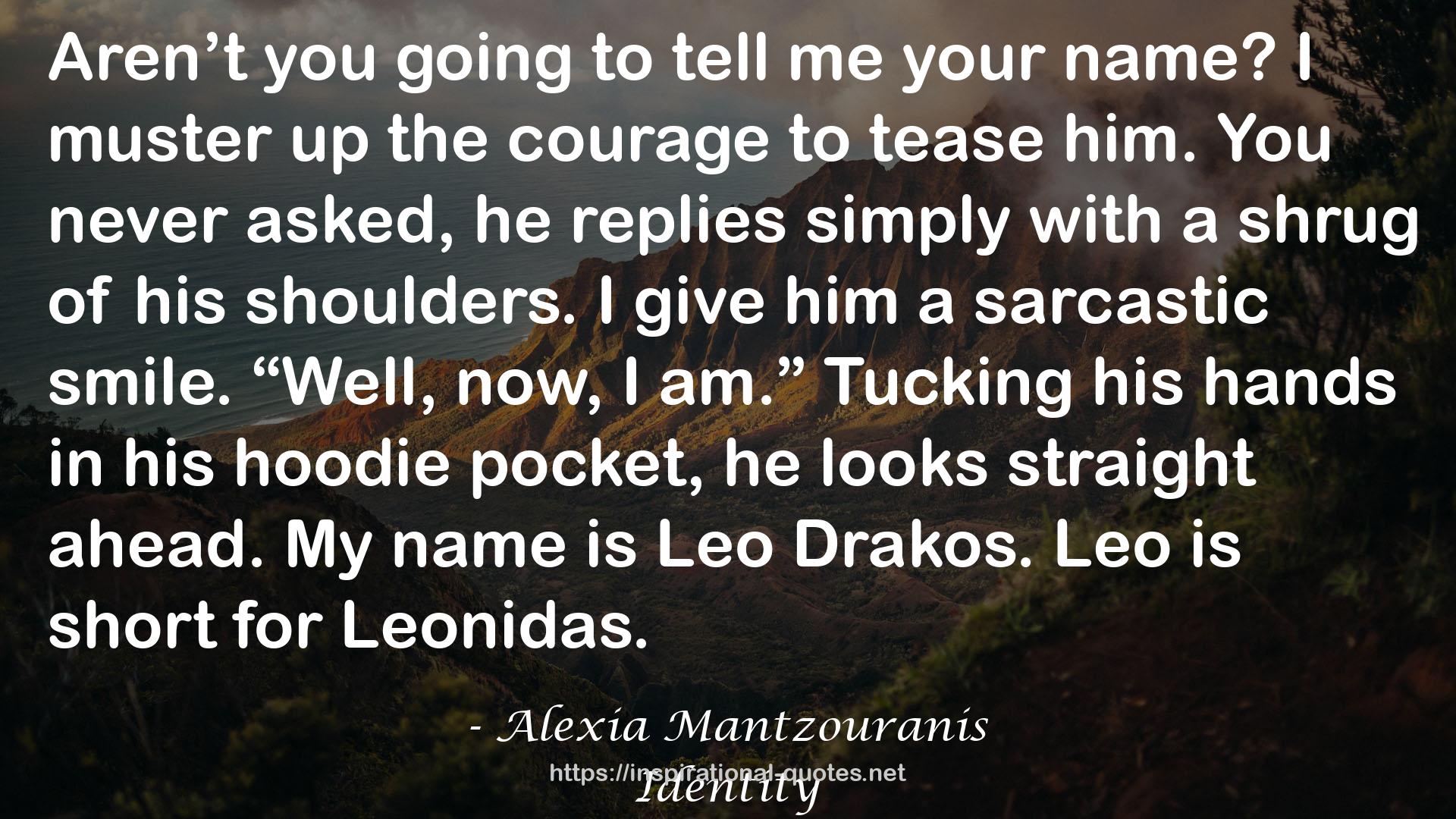 Alexia Mantzouranis QUOTES