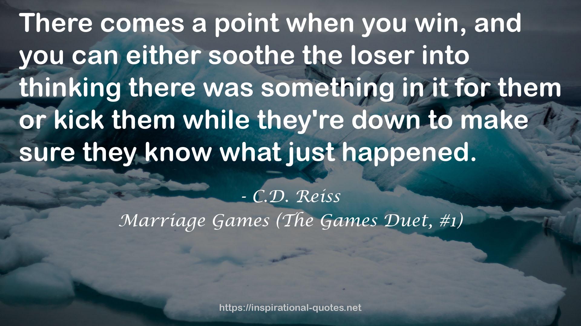 Marriage Games (The Games Duet, #1) QUOTES