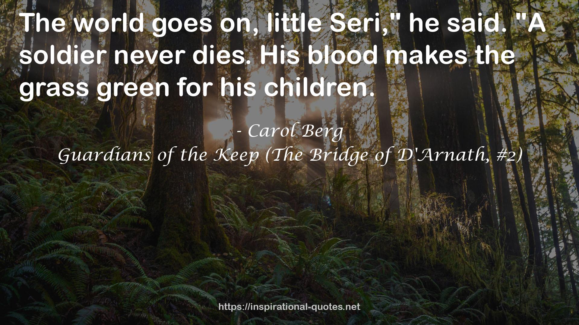 Guardians of the Keep (The Bridge of D'Arnath, #2) QUOTES