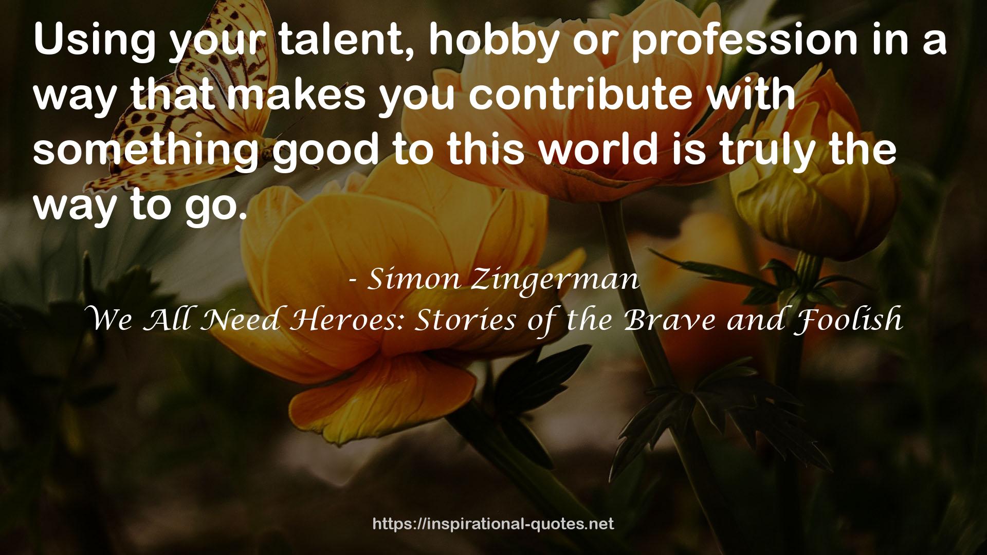 Simon Zingerman QUOTES