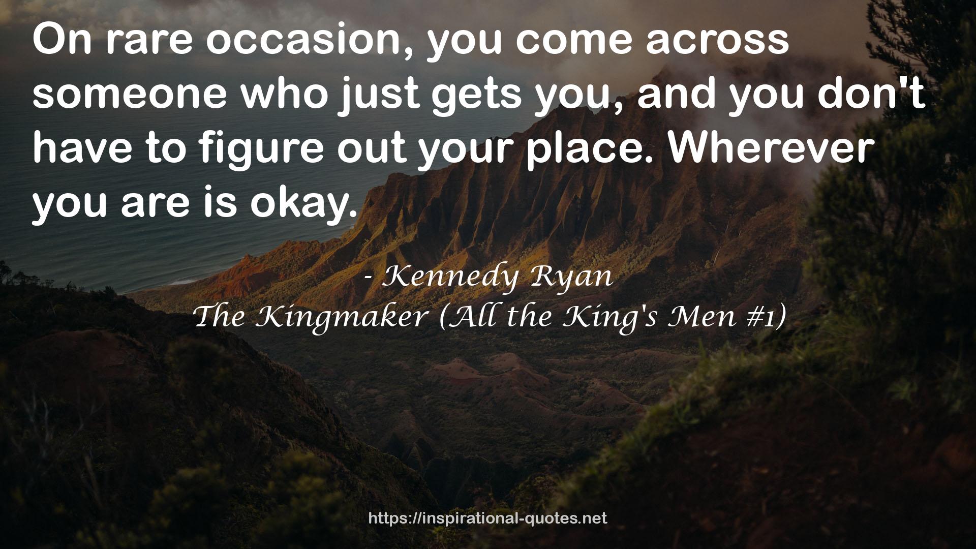 The Kingmaker (All the King's Men #1) QUOTES