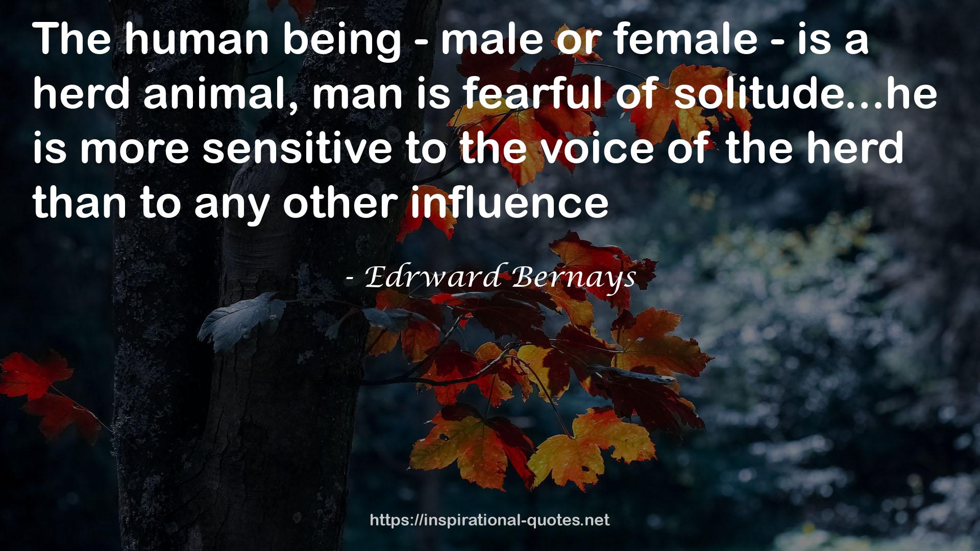 Edrward Bernays QUOTES