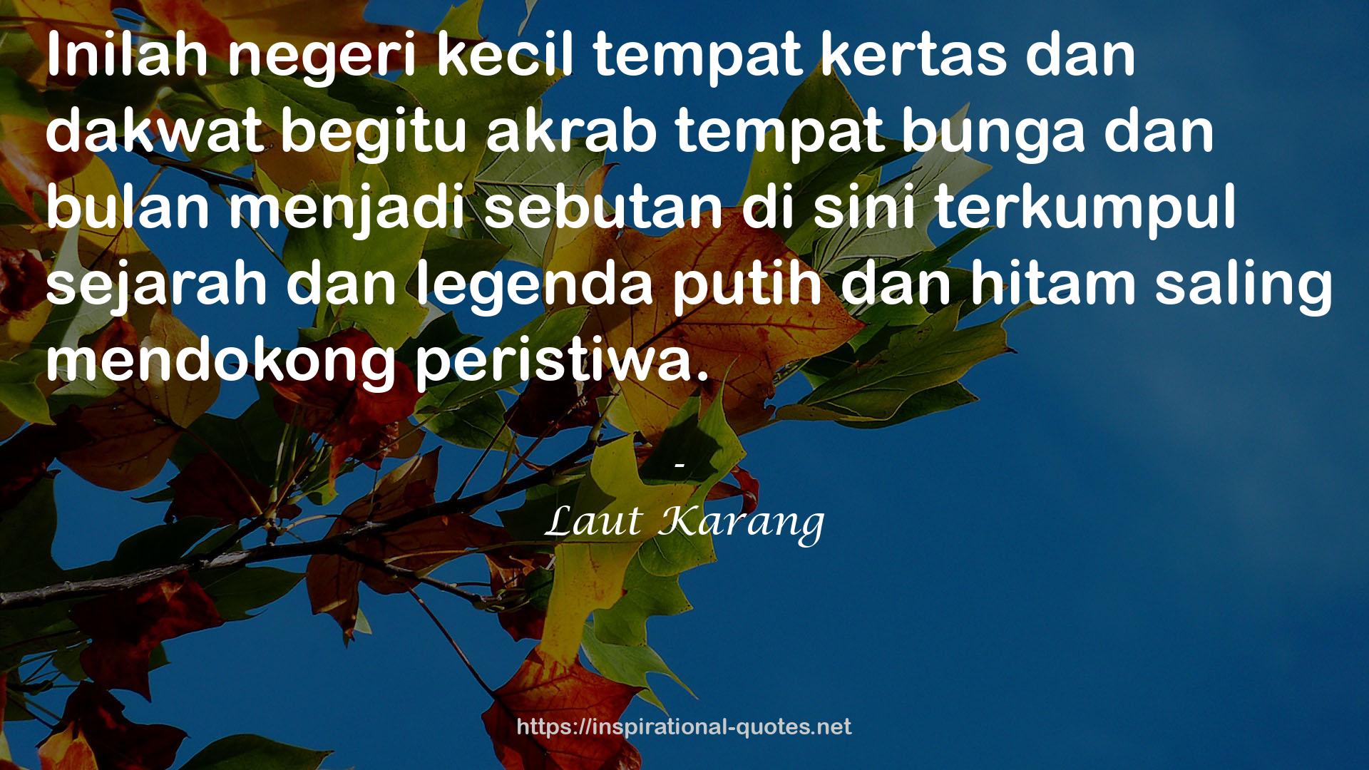 Laut Karang QUOTES