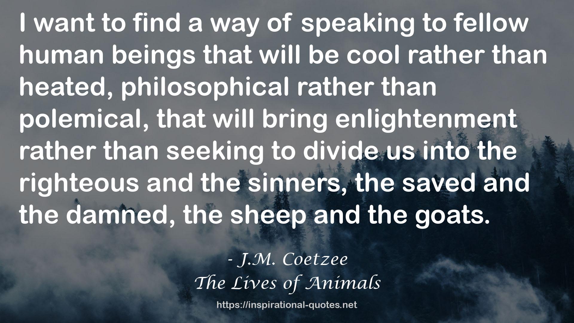 J.M. Coetzee QUOTES