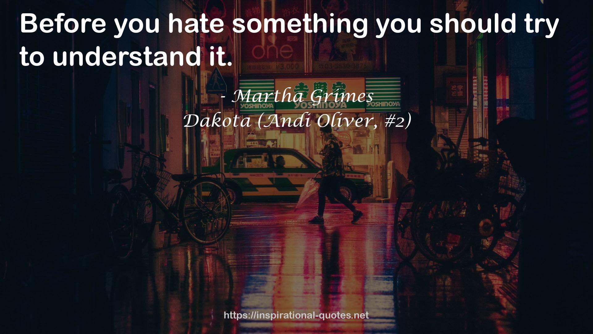 Dakota (Andi Oliver, #2) QUOTES