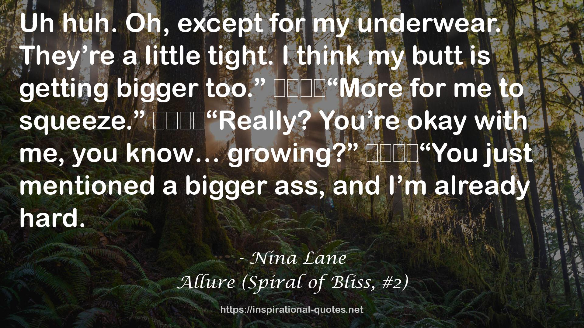 Allure (Spiral of Bliss, #2) QUOTES