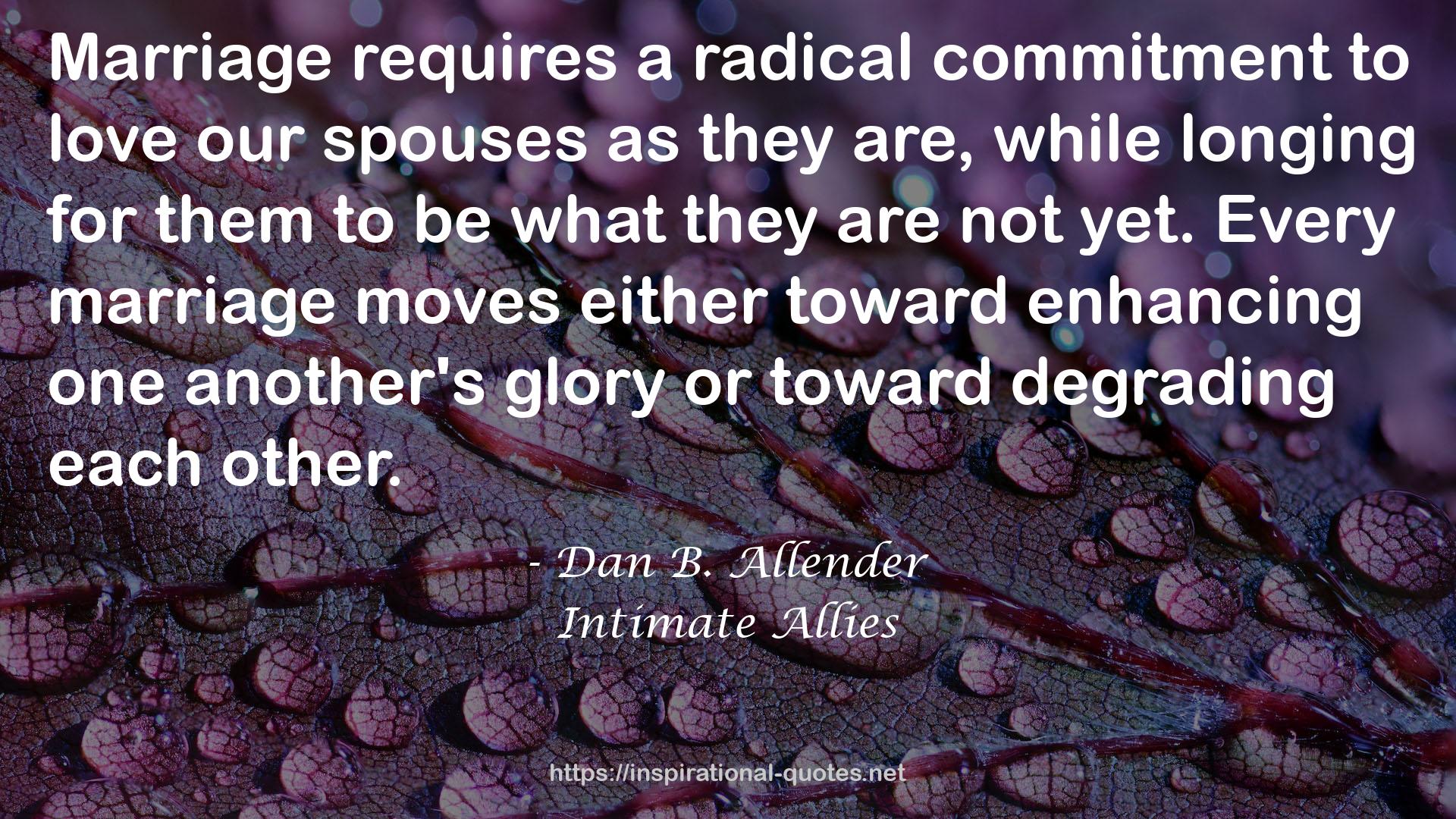 a radical commitment  QUOTES