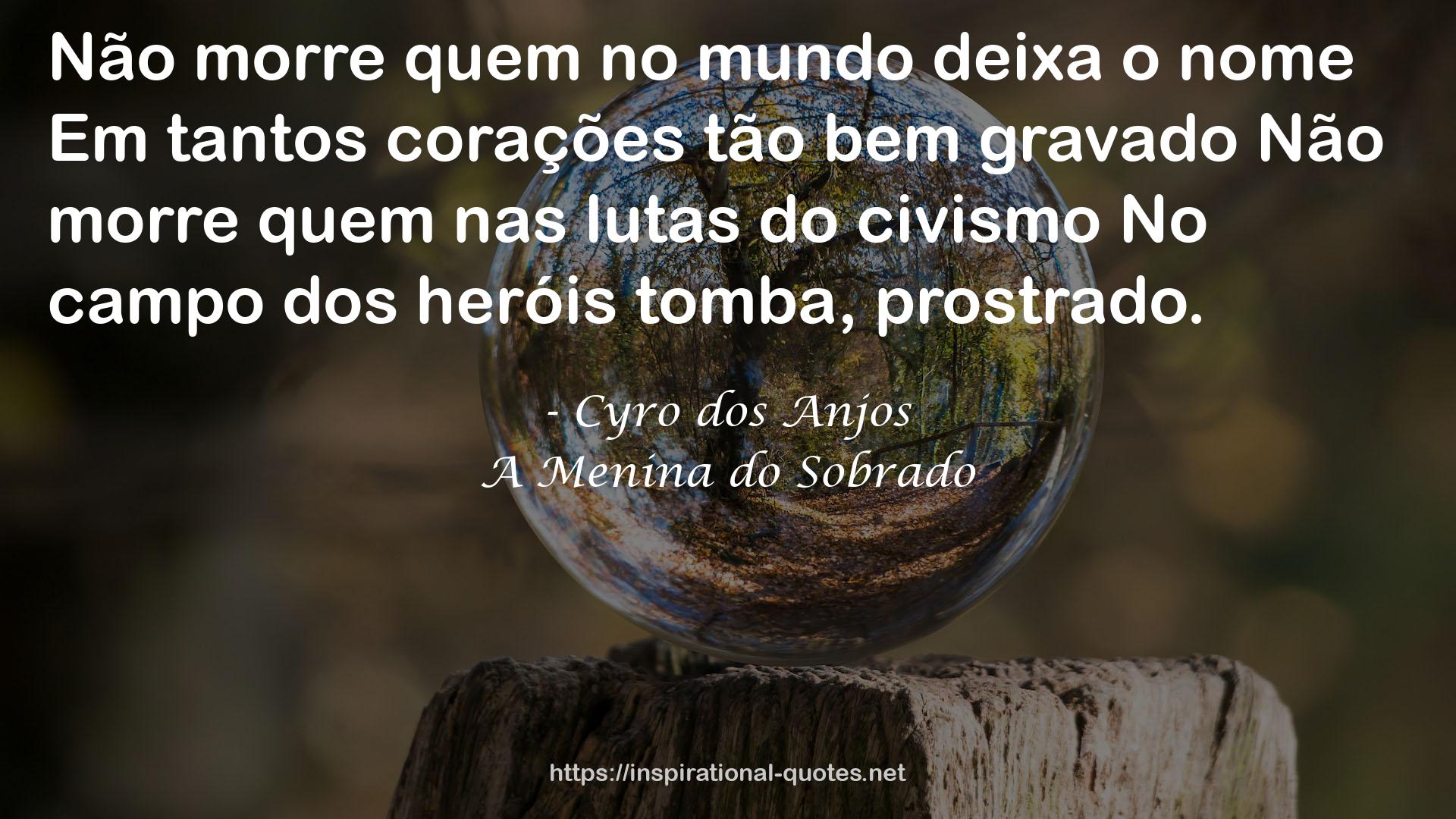 A Menina do Sobrado QUOTES