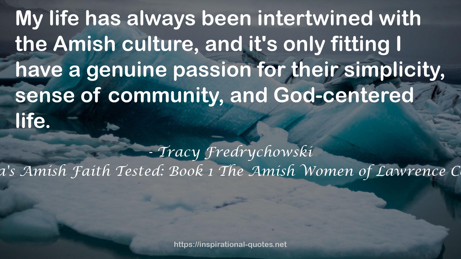 Emma's Amish Faith Tested: Book 1 The Amish Women of Lawrence County QUOTES