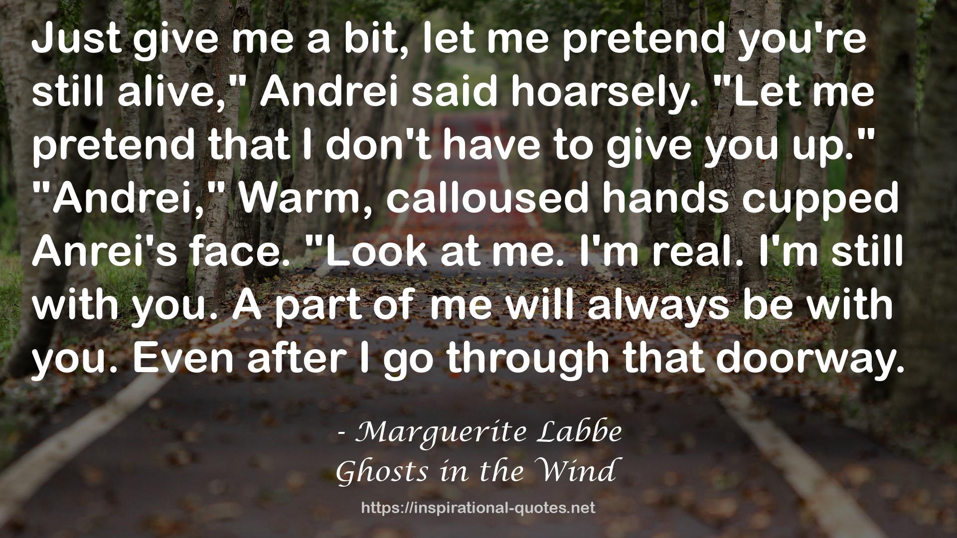 Ghosts in the Wind QUOTES