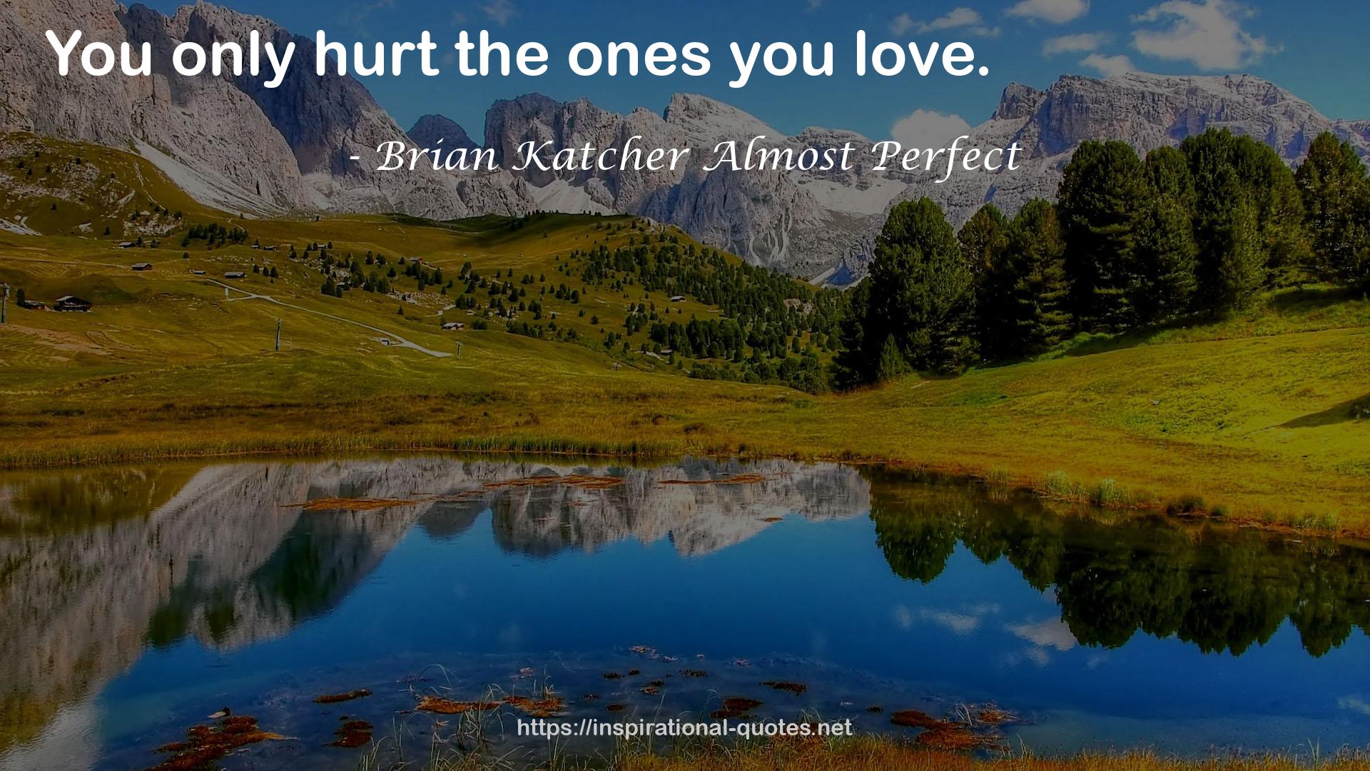 Brian Katcher Almost Perfect QUOTES