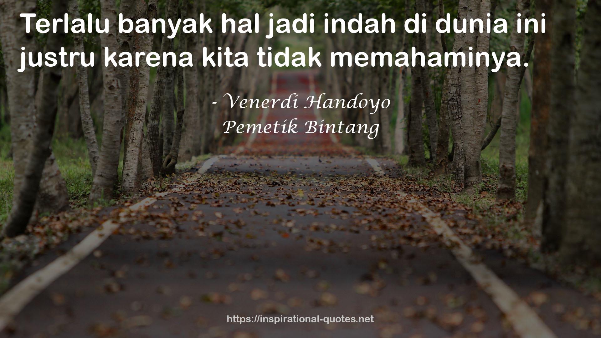 Venerdi Handoyo QUOTES