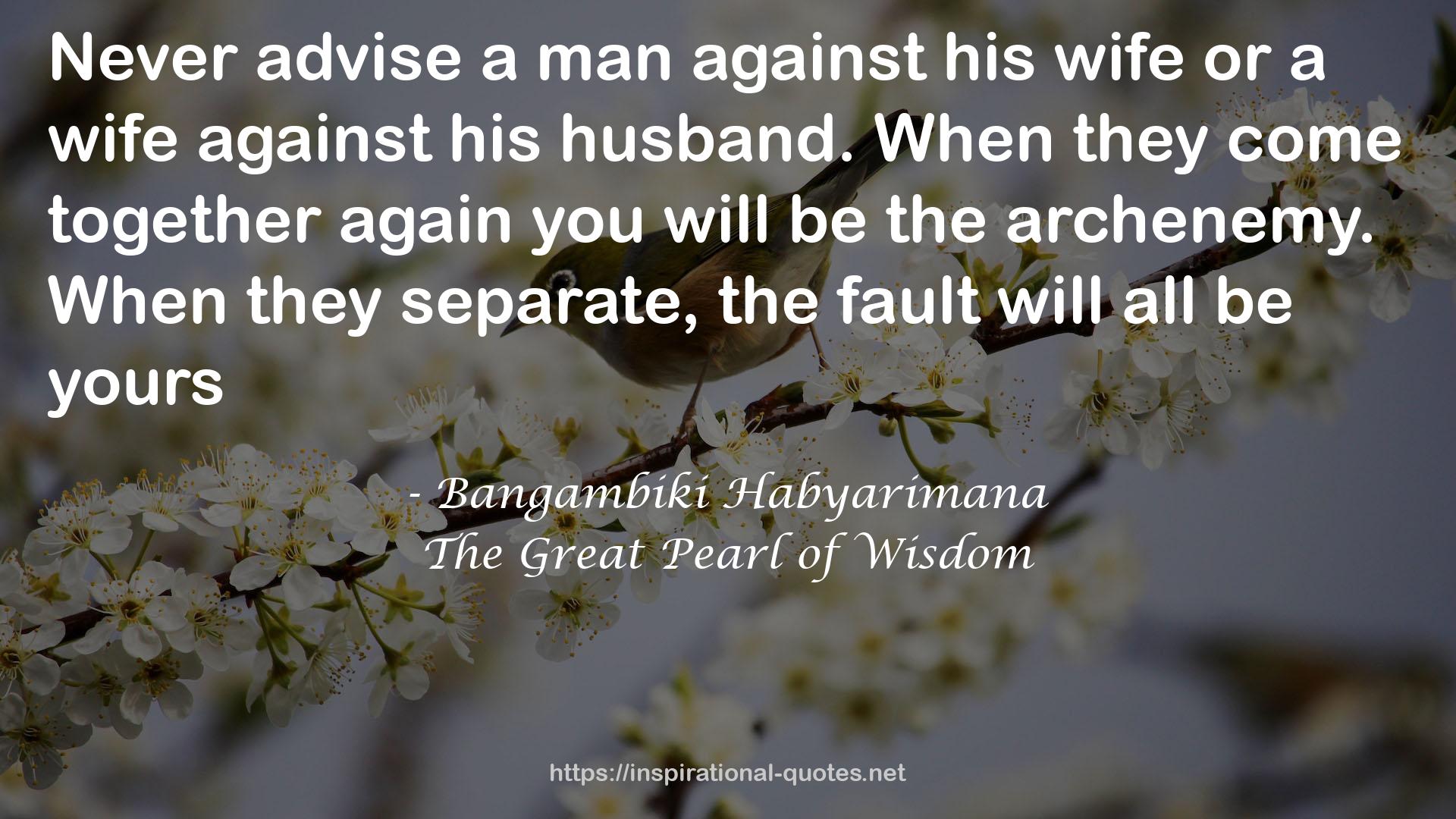 his wife  QUOTES