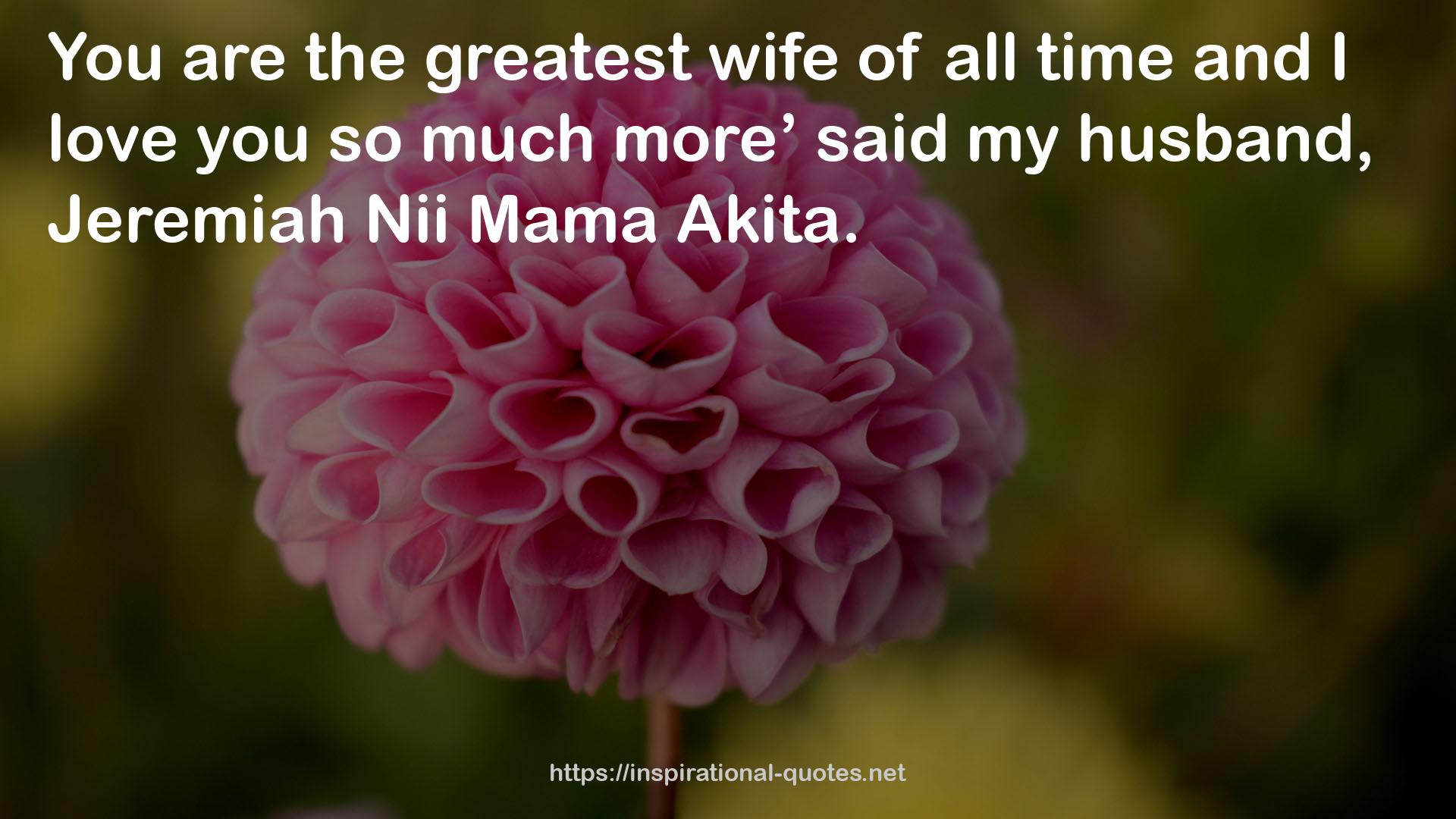the greatest wife  QUOTES