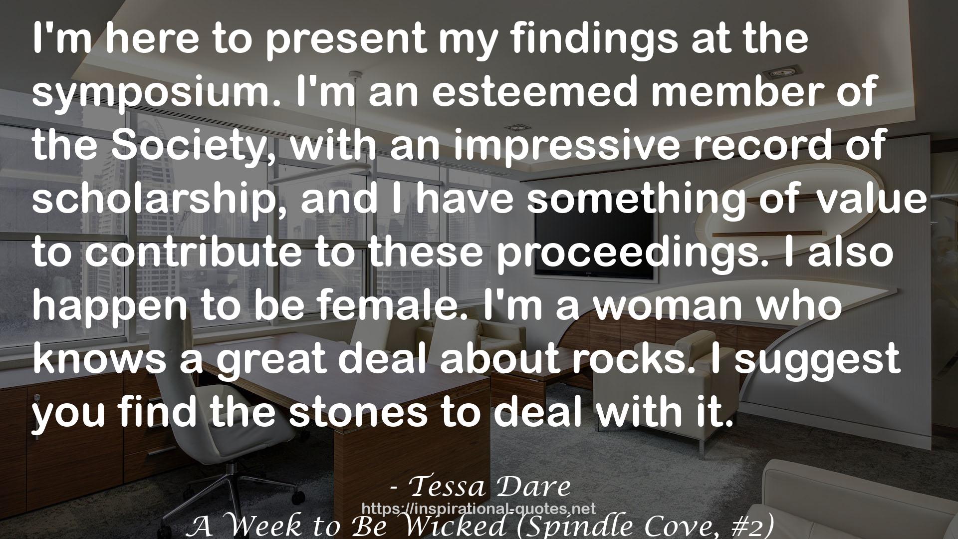 Tessa Dare QUOTES