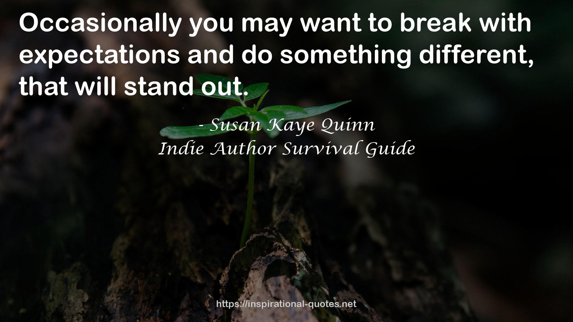Indie Author Survival Guide QUOTES