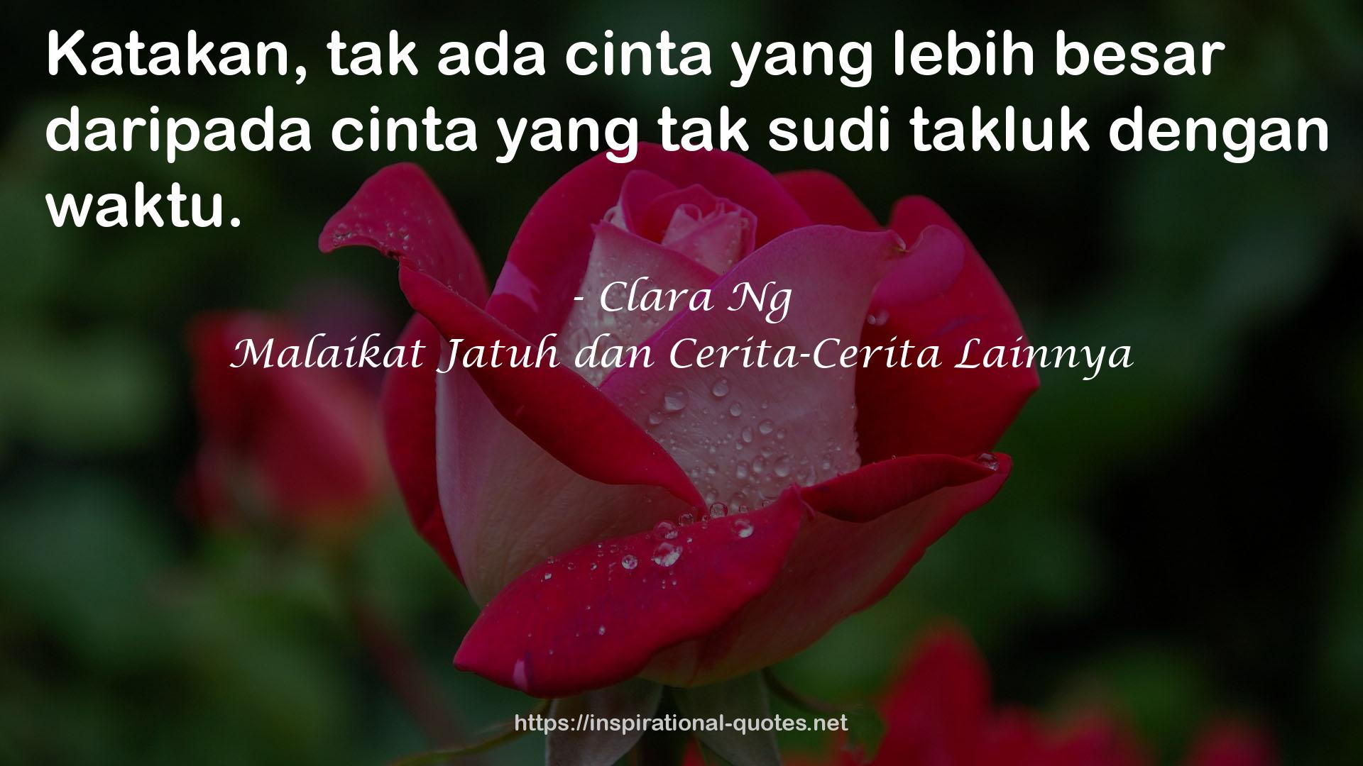 Malaikat Jatuh dan Cerita-Cerita Lainnya QUOTES