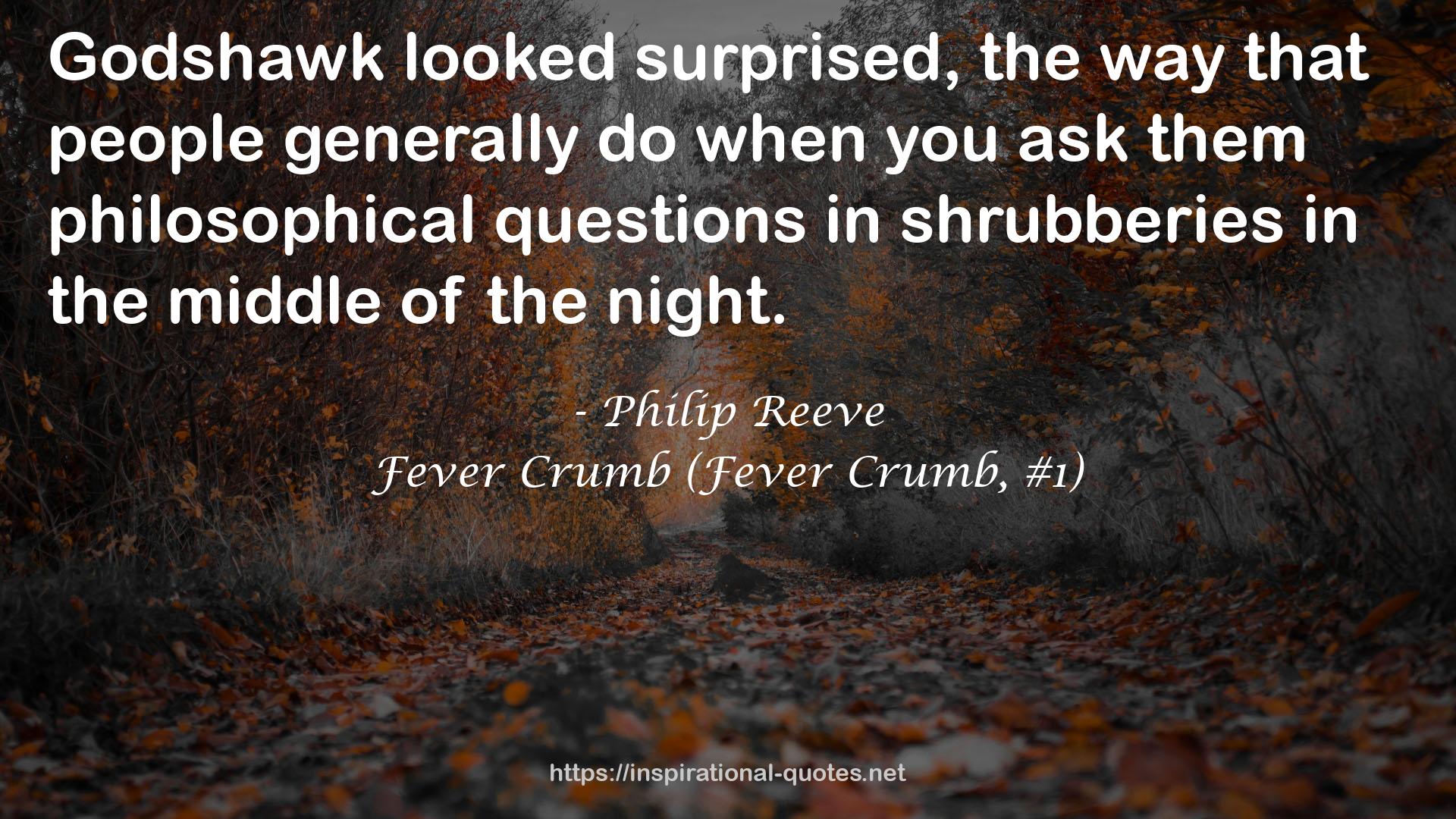 Fever Crumb (Fever Crumb, #1) QUOTES