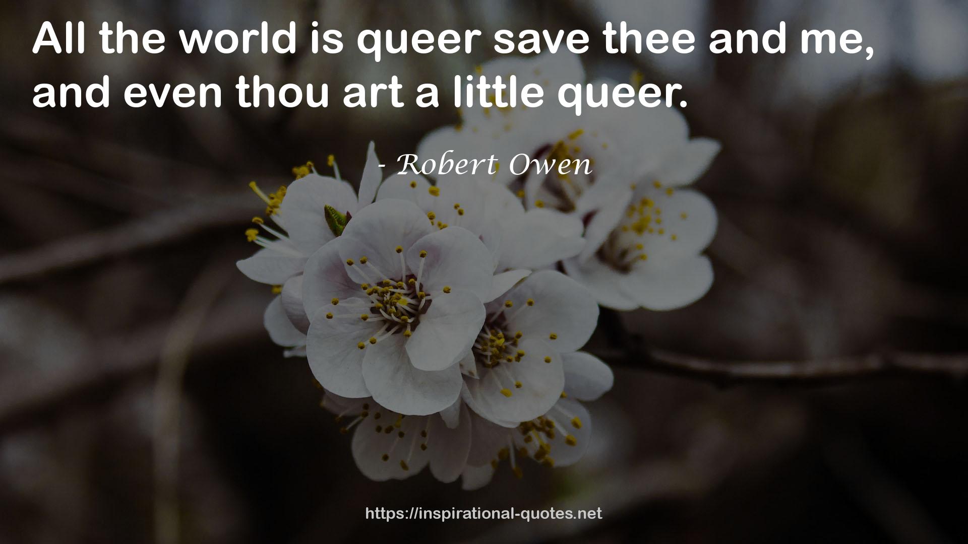 Robert Owen QUOTES