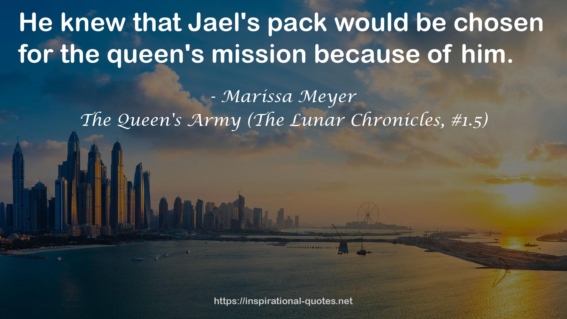 The Queen's Army (The Lunar Chronicles, #1.5) QUOTES