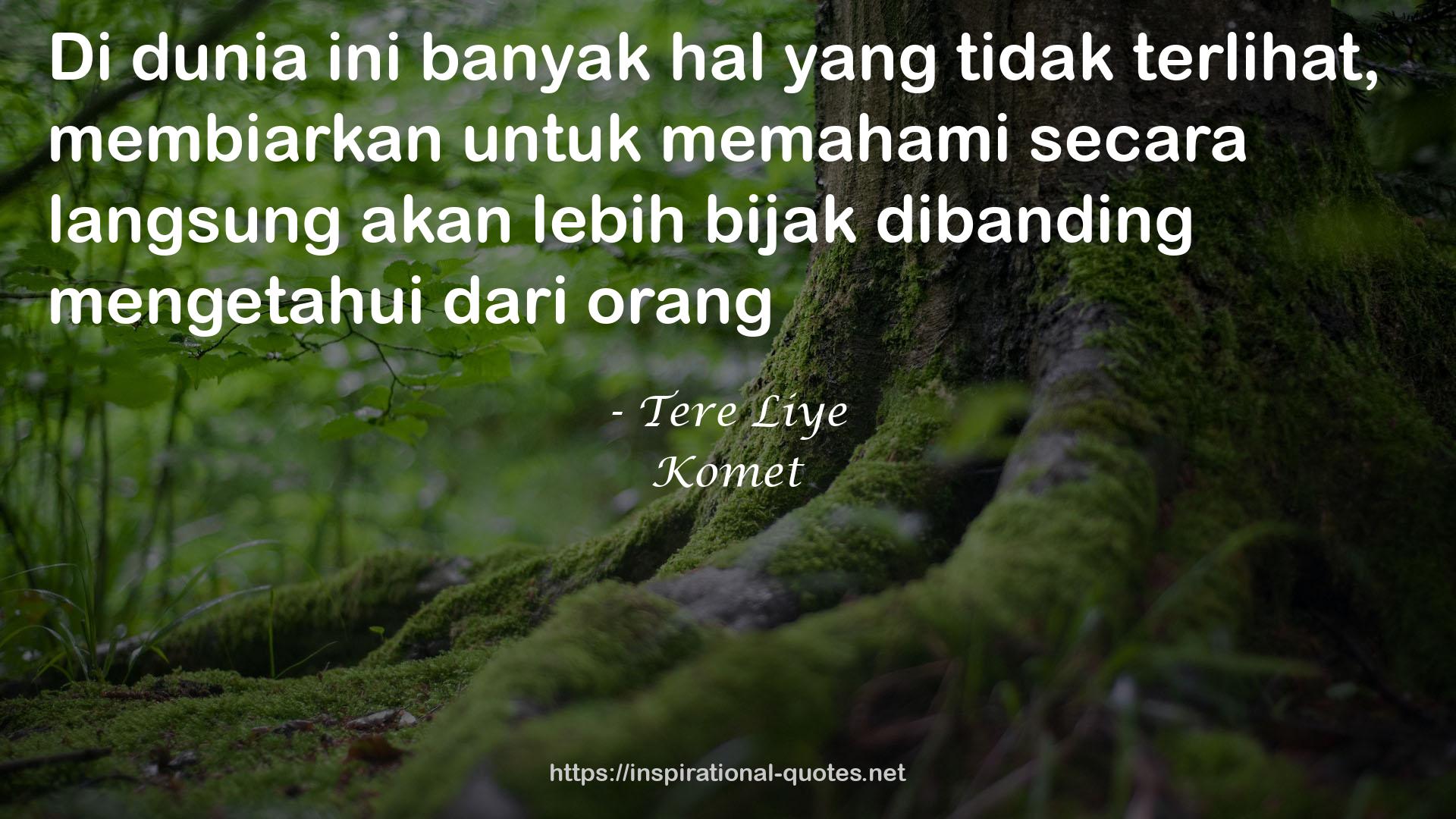 Komet QUOTES