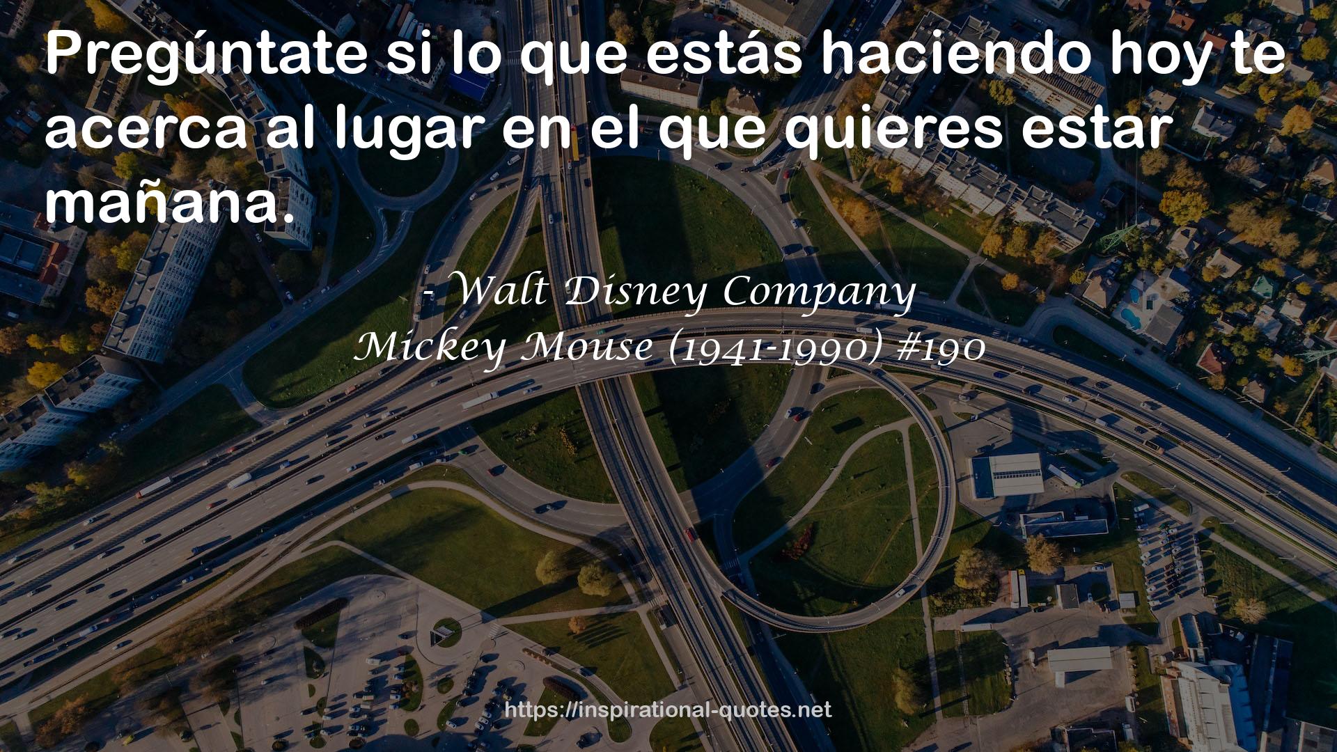 Mickey Mouse (1941-1990) #190 QUOTES