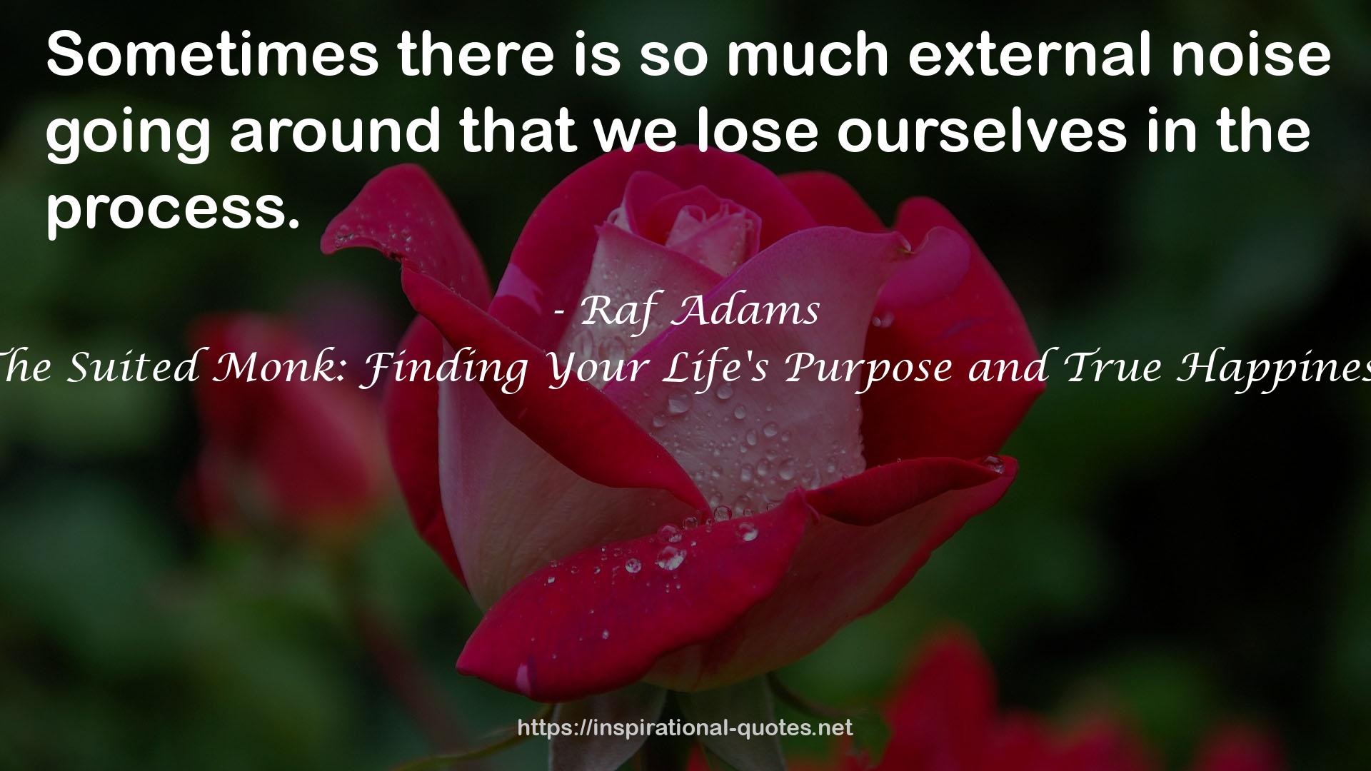 Raf Adams QUOTES